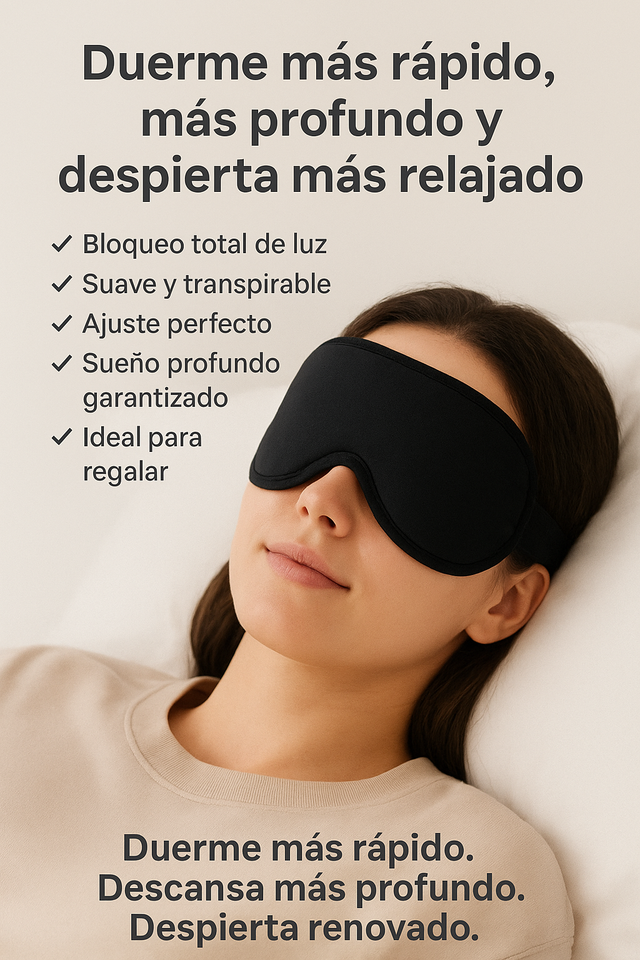 Duerme más rápido, más profundo y despierta más relajado.